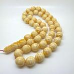 Tijgerpatroon Baltisch barnsteen tesbih gebedssnoer,