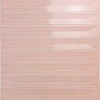 Wandtegel langwerpig vitral roze decor axis 5x40 wandtegel, Nieuw, Ophalen of Verzenden, 10 m² of meer, Wandtegels