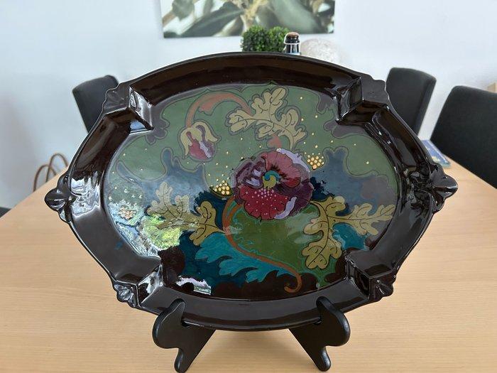 Willem Hartgring - Dienblad - Aardewerk - Gouda - plateel, Antiek en Kunst, Kunst | Designobjecten