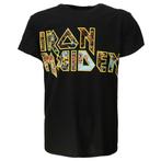 Iron Maiden Eddie Logo T-Shirt - Officiële Merchandise, Kleding | Heren, Verzenden, Nieuw