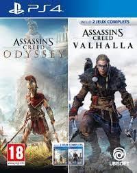 Assassins Creed Odyssey & Assassins Creed Valhalla (Bui..., Spelcomputers en Games, Games | Sony PlayStation 4, Zo goed als nieuw