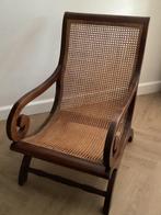 Fauteuil - Teak - Plantagestoel koloniale, Antiek en Kunst