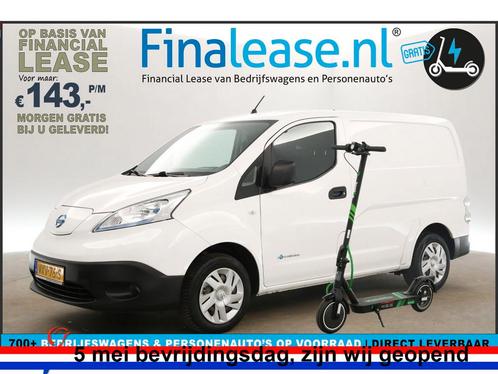 Nissan E-NV200 Optima L1H1 Huur-Accu 24 kWh Automaat €143pm, Auto's, Bestelauto's, Lease, Automaat, Elektrisch, Nissan, Wit, Verzenden
