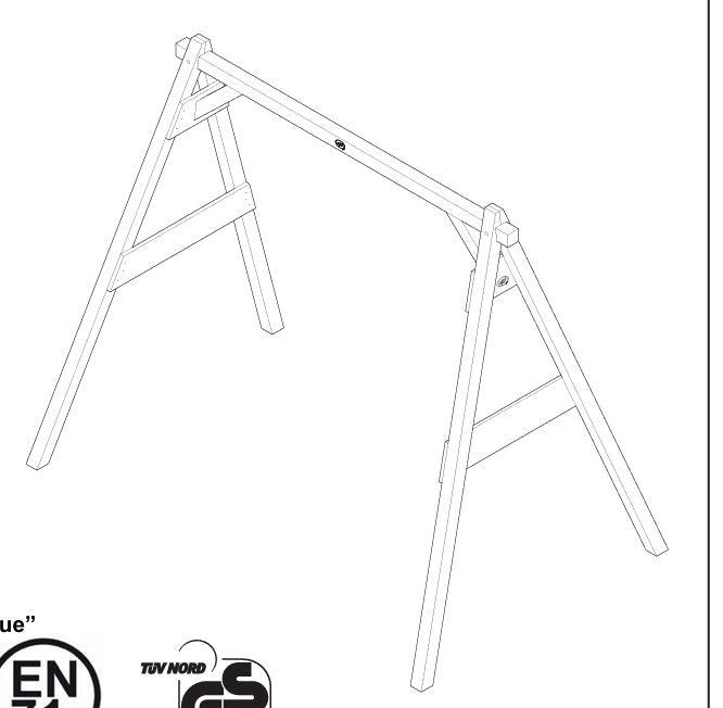 2dekans | axi schommel frame, Doe-het-zelf en Verbouw, Hout en Planken, Zo goed als nieuw, Ophalen of Verzenden