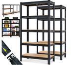 Stellingkast Zwart 180x90x40cm set 2 stuks (Meubelen), Huis en Inrichting, Kasten | Televisiemeubels, Verzenden, Nieuw