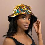 Bucket hat / Vissershoedje met Afrikaanse print - Multicolor, Kleding | Heren, Hoeden en Petten, Ophalen of Verzenden, Nieuw