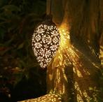 Solar Olijfvorm Hanglantaarn – LED Tuinlamp en Waterdicht, Huis en Inrichting, Lampen | Hanglampen, Verzenden, Nieuw