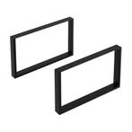 Stalen onderstel U tafelpoot set van 2 meubelpoot 40x66 cm z, Verzenden, Nieuw