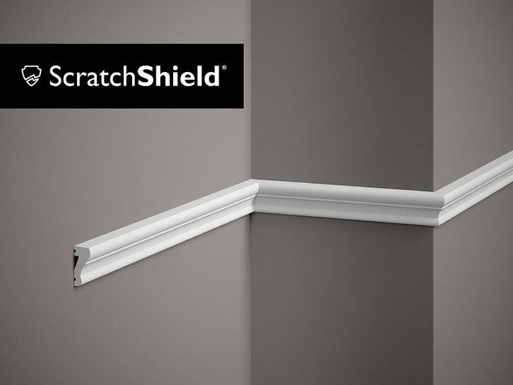 Plint MD318 (33 x 15 mm), HDPS, lengte 2 m, Doe-het-zelf en Verbouw, Plinten en Afwerking, Nieuw, Ophalen of Verzenden