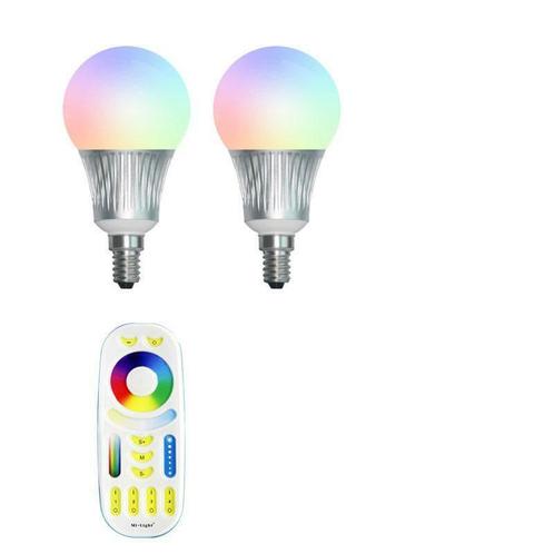 Beginners set - E14 - 2 wifi lampen - Kleur + DUAL WHITE, Huis en Inrichting, Lampen | Overige, Nieuw, Ophalen of Verzenden