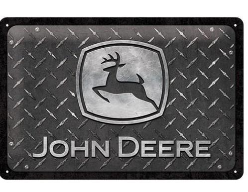 John deere reclamebord zwart, Verzamelen, Merken en Reclamevoorwerpen, Nieuw, Ophalen of Verzenden
