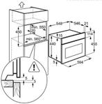 AEG inbouw stoomovenstoom oven  45,5 cm hoog, Witgoed en Apparatuur, Nieuw, 45 tot 60 cm, Stoom, Inbouw