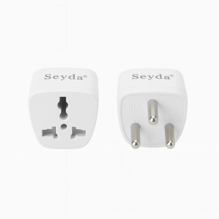 Seyda® Reisstekker Type D - India - 2 Stuks, Muziek en Instrumenten, Kabels en Stekkers, Nieuw, Ophalen of Verzenden