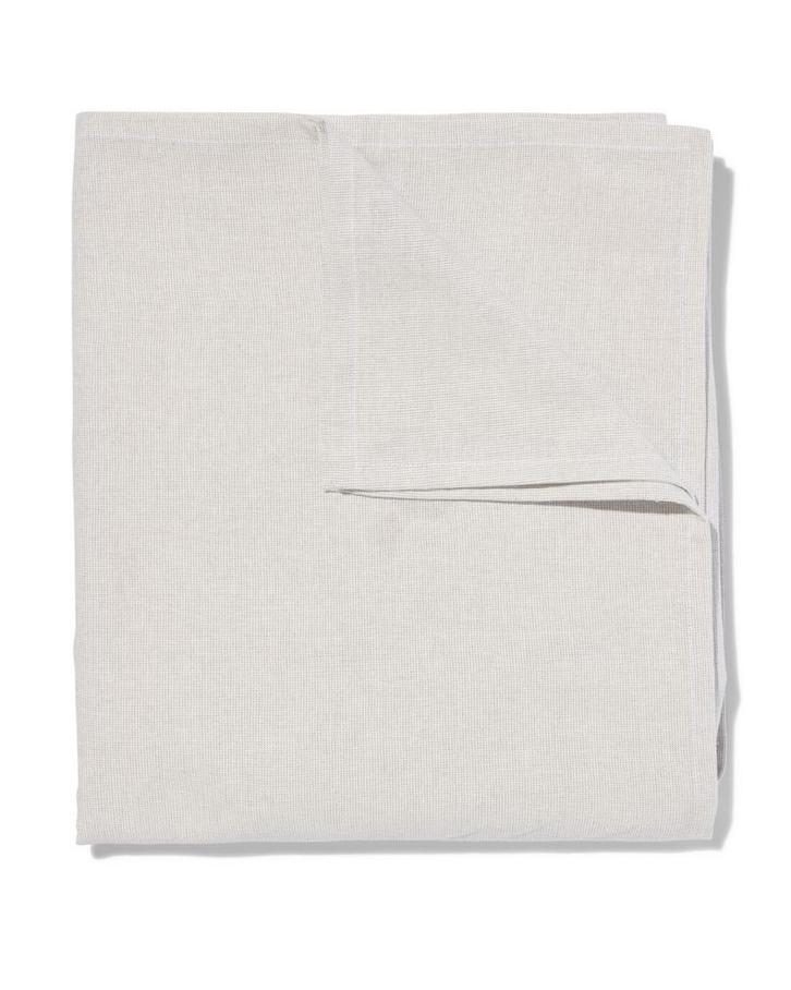 HEMA Tafelkleed grijs chambray katoen 140x240, Huis en Inrichting, Keuken | Textiel, Nieuw, Verzenden