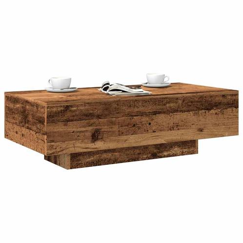 vidaXL Salontafel 100x49,5x31 cm bewerkt hout oud, Huis en Inrichting, Tafels | Salontafels, 100 tot 150 cm, Nieuw, Overige houtsoorten