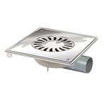 Afvoerput | RVS | ABS | 200 x 200 mm HorecaTraders, Verzenden, Nieuw in verpakking