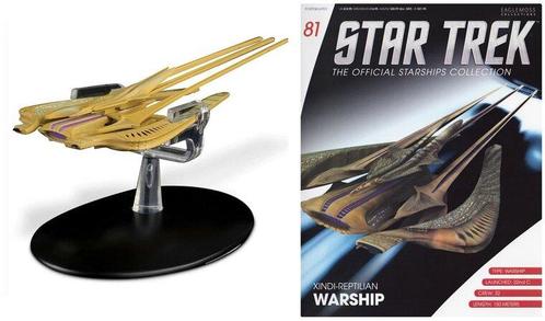 Star Trek Eaglemoss 81 - Xindi-Reptillian Warship, Verzamelen, Speelgoed, Verzenden