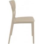 (MDK-107240) Siesta Lucy stoel taupe, Huis en Inrichting, Stoelen, Ophalen of Verzenden, Nieuw