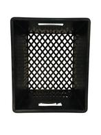 Stapelkrat 400x300x250 mm – Geperforeerd – Zwart – Gebruikt, Ophalen of Verzenden