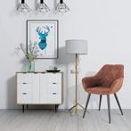 2x eetkamerstoel / keukenstoel / kuipstoel - stoffen, Huis en Inrichting, Stoelen, Verzenden, Nieuw