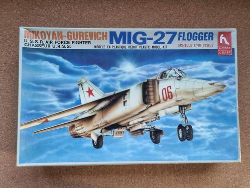 Hobbycraft HC1592 MiG-27 Flogger 1:48, Hobby en Vrije tijd, Modelbouw | Vliegtuigen en Helikopters, Verzenden