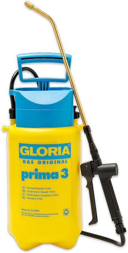 Gloria Drukspuit Prima 3 - Rug- & Drukspuiten - 3 l Geel, Tuin en Terras, Tuinslangen, Verzenden