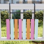 [en.casa] Balkontafel Petäjävesi inklapbaar 60x40x58 cm zwar, Tuin en Terras, Tuintafels, Verzenden, Nieuw