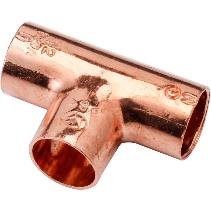 Riko T-stuk Roodkoper 12x12x12 mm, Doe-het-zelf en Verbouw, Sanitair, Nieuw, Ophalen of Verzenden