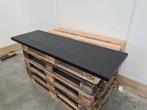 Wastafelblad 140 x 45 x 3 houtskool eik gefineerd