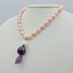 Zonder Minimumprijs - Ketting met hanger - 18 karaat Witgoud, Sieraden, Tassen en Uiterlijk, Antieke sieraden