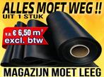 OPRUIMING EPDM Rubberfolie alles moet weg v.a € 6,50m², Doe-het-zelf en Verbouw, Ophalen, Overige materialen, Zwart, Nieuw