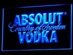 Absolut Vodka neon bord lamp LED verlichting reclame lichtba, Verzamelen, Verzenden, Nieuw