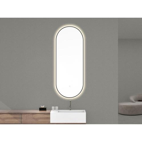Ovale Spiegel Aquasplash Mino met Dimbare LED Verlichting en, Huis en Inrichting, Woonaccessoires | Spiegels, Nieuw, Vierkant