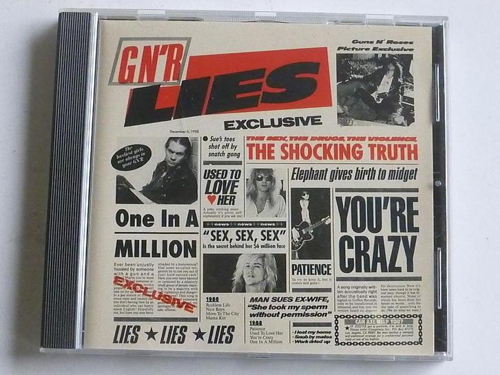 Guns n Roses - G N R Lies (Geffen), Cd's en Dvd's, Cd's | Rock, Zo goed als nieuw, Verzenden