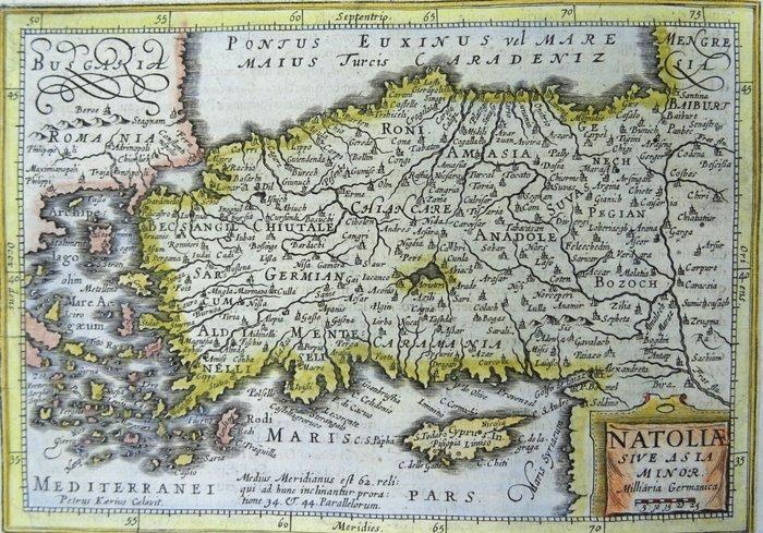 Turkije - Cyprus; Cloppenburg / Mercator / Kaerius - Natolia, Boeken, Atlassen en Landkaarten