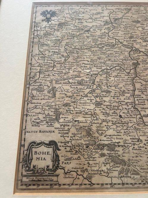 Duitsland - Frankfurt; Merian - Bohemia - 1621-1650, Boeken, Atlassen en Landkaarten
