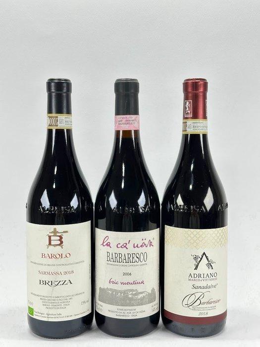 2018 Brezza Sarmassa Barolo & 2018 Adriano Marco e Vittorio, Verzamelen, Wijnen