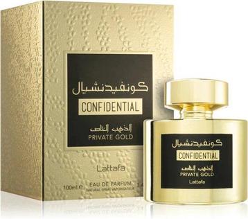 Lattafa confidential private gold eau de parfum 100ml beschikbaar voor biedingen