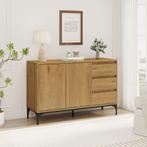 Dressoir Kistiandi 120x40x76 cm donker eiken [en.casa], Huis en Inrichting, Kasten | Dressoirs, Verzenden, Nieuw
