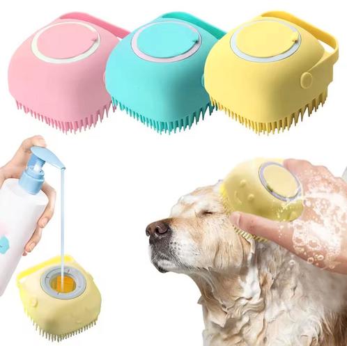 Hondenshampoo Borstel met Massagefunctie | Dierenborstel, Dieren en Toebehoren, Honden-accessoires, Nieuw, Verzenden