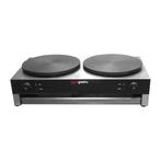 GGM Gastro | Pannenkoekenmaker - met 2 platen - Ø 400mm |, Verzenden, Nieuw in verpakking