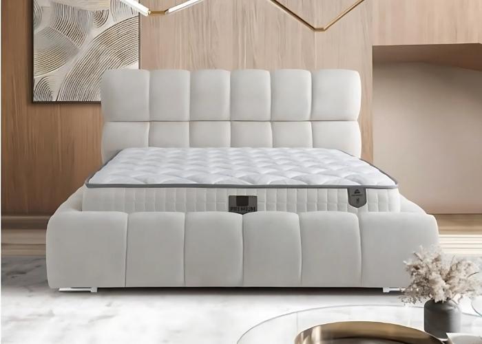 Luxe Opberg boxspring  ARIA 180 x 200 Opberg boxspring, Huis en Inrichting, Slaapkamer | Boxsprings, 180 cm, 200 cm, Crème, Beige