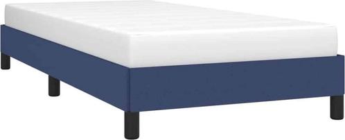 vidaXL Bedframe 90x190 cm stof in de kleur blauw, Huis en Inrichting, Woonaccessoires | Overige, Nieuw, Ophalen of Verzenden