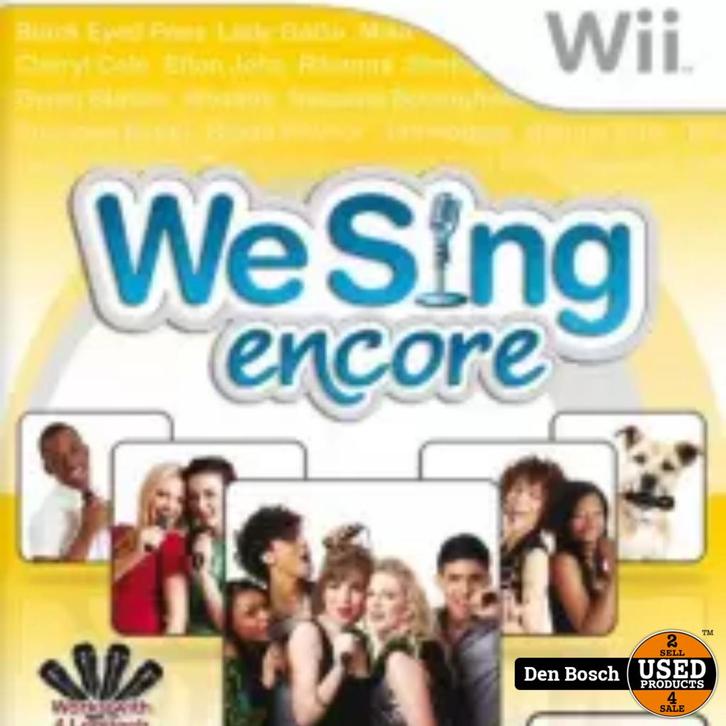 We Sing Encore - Wii Game, Spelcomputers en Games, Spelcomputers | Overige, Ophalen of Verzenden