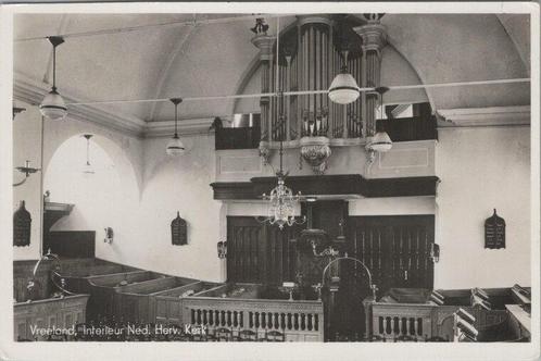 VREELAND - Interieur Ned. Herv. Kerk, Verzamelen, Ansichtkaarten | Nederland, Verzenden