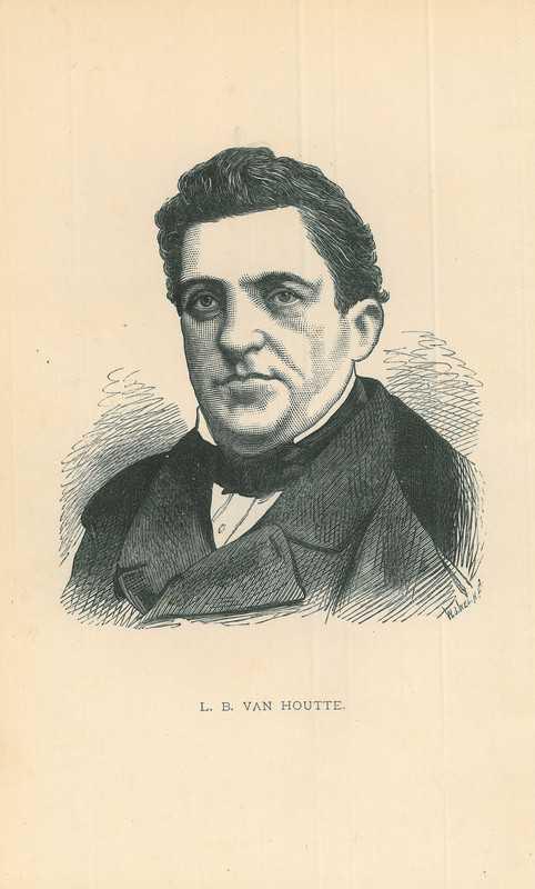 Portrait of Louis Benoit van Houtte, Antiek en Kunst, Kunst | Etsen en Gravures