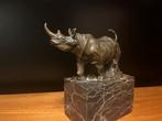Milo (1910-1978) - sculptuur, Neushoorn - 19 cm - Brons,, Antiek en Kunst