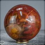 Natuurlijke sfeer van versteend hout- 593.48 g, Verzamelen, Mineralen en Fossielen