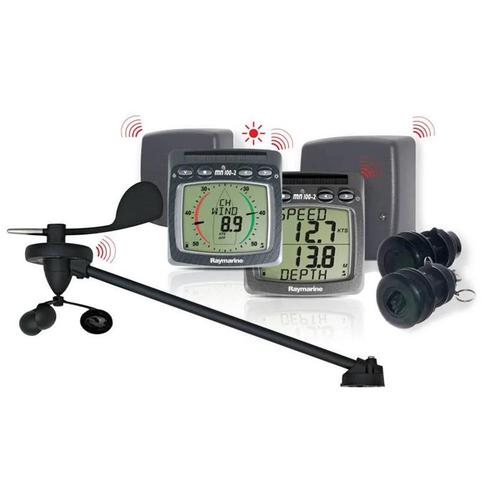 Raymarine T104 Draadloos Diepte/Snelheid/Wind/NMEA Systeem, Watersport en Boten, Bootonderdelen, Nieuw, Zeilboot of Motorboot
