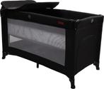 MamaLoes Raff Zwart Deluxe Campingbed incl. Aankleedvlak, Verzenden, Nieuw